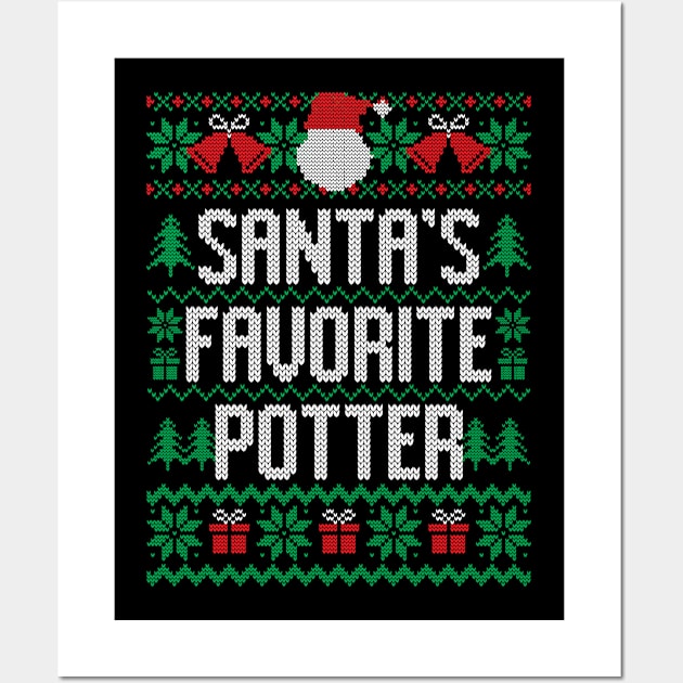 Santa's Favorite Potter Wall Art by Saulene